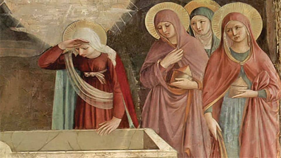 Marie-Madeleine et les saintes femmes au tombeau
