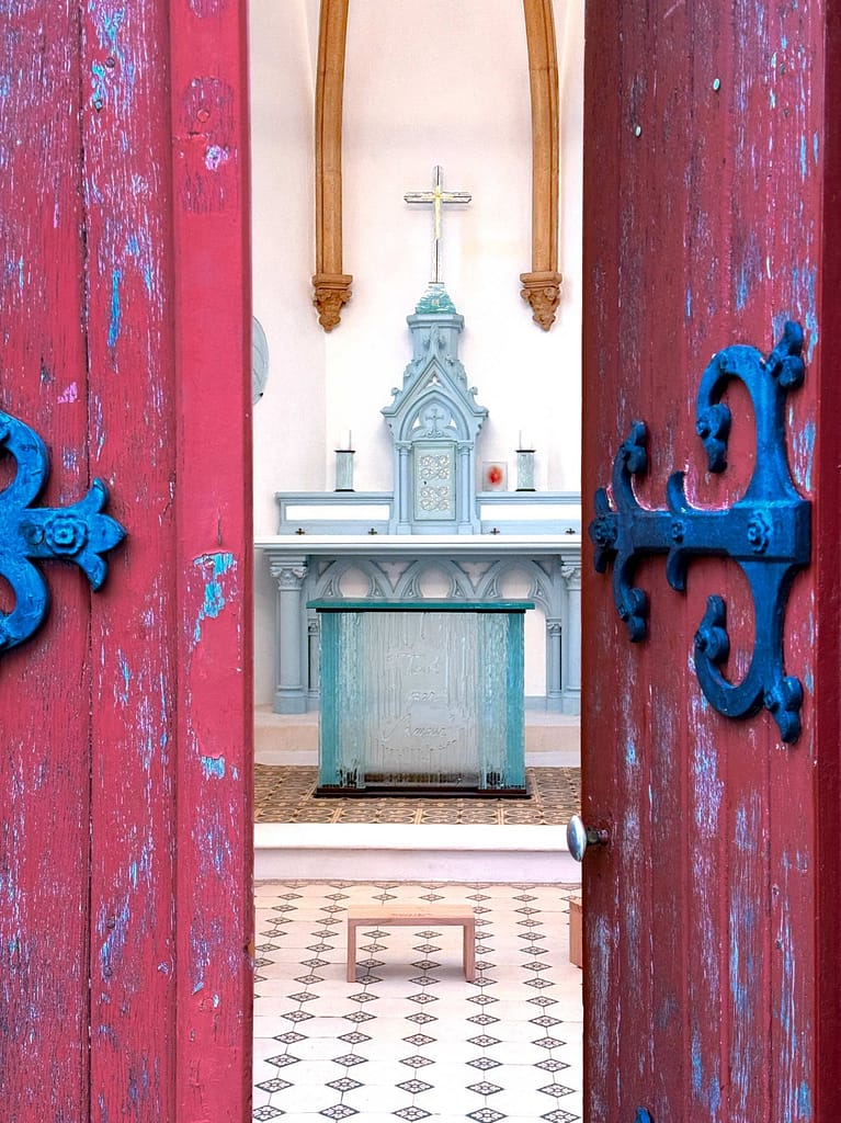 Chœur vu du portail